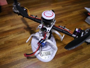 bicopter r c araçlar helikopter drone dualcopter gerçek inav twincopter 3d print model - Mito3D