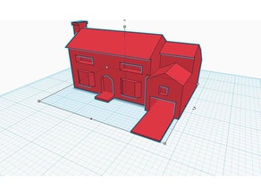 simpsons house 3d printing building cartoon desktop homer simpson tabletop 3d print model - Mito3D