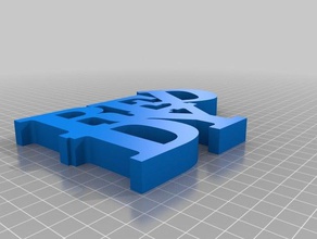 targhetta mio nuovo apt sculture su misura 3d print model - Mito3D