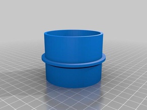 shop vac tubo di accoppiamento parti su misura 3d print model - Mito3D