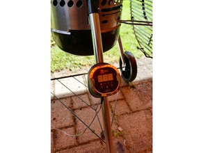 support weber igrill2 grill outdoor & garden igrill thermometer holder acc 3d print model - Mito3D