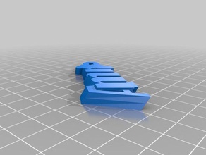 özelleştirilmiş iamburny benim metin - isim Anahtarlık keyfob organizasyon 3d print model - Mito3D