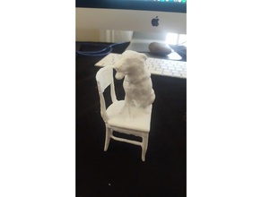 3 legged dog cooper chair animals 3d print model - Mito3D