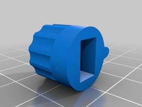 substituição bauknecht forno botão peças de 3d print model - Mito3D