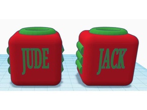 jack huss La stampa 3d fidget cubo 3d print model - Mito3D