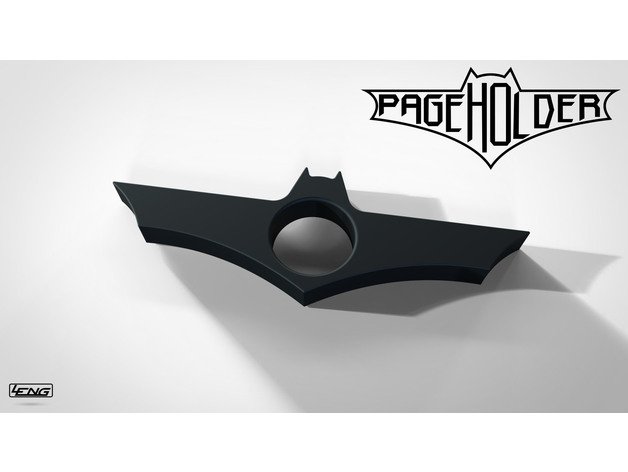 batman page holder hand tools 3D print model - Mito3D