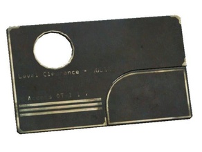 4 fallout vault kimliği erişim kartı sahne fallout4 kasaya kasa numarası kimlik vault-tec tec 3d print model - Mito3D