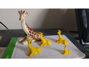 giraffe-Modell scans & Replikate giraffe 3d print model - Mito3D