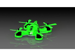 bob 3 pouce r c veículos 3pouce diatone drone drones fpv racer frsky xsr um beijo naze32 3d print model - Mito3D