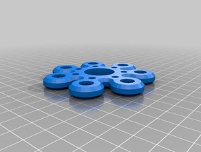 cali-azul-spinner juguetes mecánicos personalizado 3d print model - Mito3D