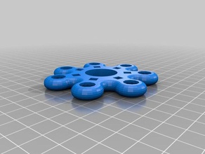 lian gualon - blu spinner inserire giocattoli meccanici su misura 3d print model - Mito3D