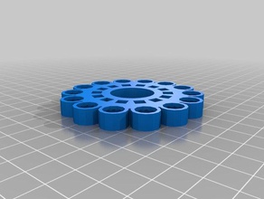 jamie-azul-spinner juguetes mecánicos personalizado 3d print model - Mito3D