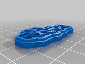 alex keychain keychains customized 3d print model - Mito3D