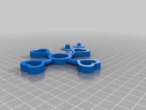 heart spinner 2 3d printing 3d print model - Mito3D