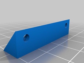 45 degree corner piece 40mm fan 5mm nut insets 3d printing mount degrees prusa i3 3d print model - Mito3D