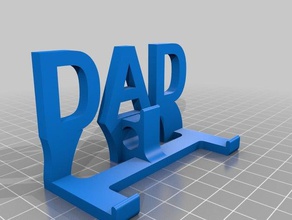 babalar göz cam tutucu ev baba gözlük Babalar Günü 3d print model - Mito3D