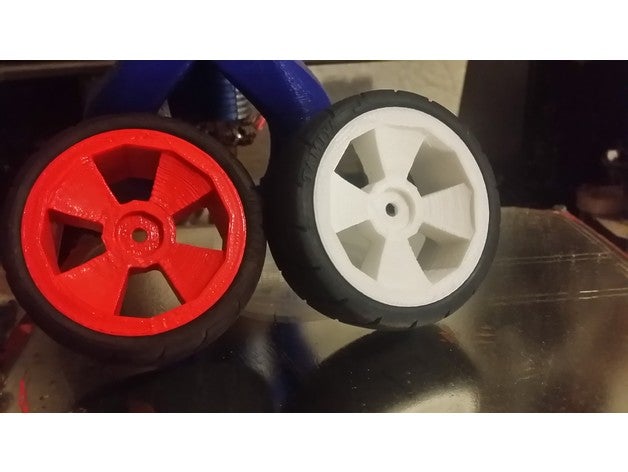 1 10eme scale rc wheel r c vehicles 3D print model - Mito3D