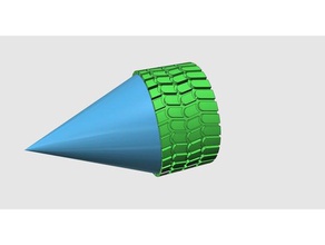 experimentelle radiale tesla-Ventil pulsejet Kopf engineering jet Puls pulso tesla Ventil 3d print model - Mito3D