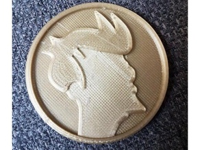 fry coin coins & badges futurama 3d print model - Mito3D