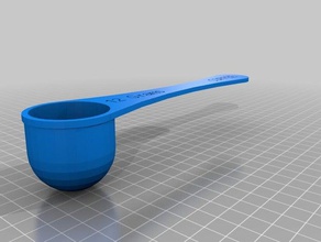 my 12gram coffee measuring spoon kitchen & dining customized 3d print model - Mito3D