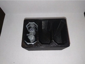xwing tmg tie bomber bin harbor freight giocattolo & accessori di gioco miniature 3d print model - Mito3D