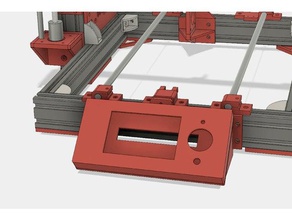 full graphics a6 screen case am8 frame 3d printer parts upgrade anet a8 3d print model - Mito3D