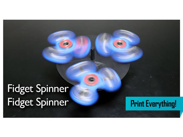 fidget giratório spinner 3D print model - Mito3D