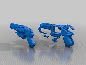 gow boltok revolver 3d-drucken die Gänge Krieg 3d print model - Mito3D