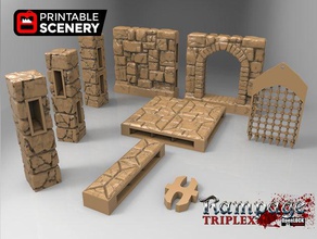rampage openlock triplex bêta jeux 3d print model - Mito3D