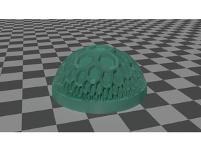 hypertile cupola matematica arte 3d art frattale cool per la 3d print model - Mito3D