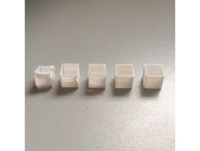 10mm di estrusione calibrtion cubo Stampa 3d prove la calibrazione del estrusore 3d print model - Mito3D