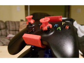 xbox um direcional controlador de extensão jogos vídeo extender controle remoto stick polegar manípulos 3d print model - Mito3D