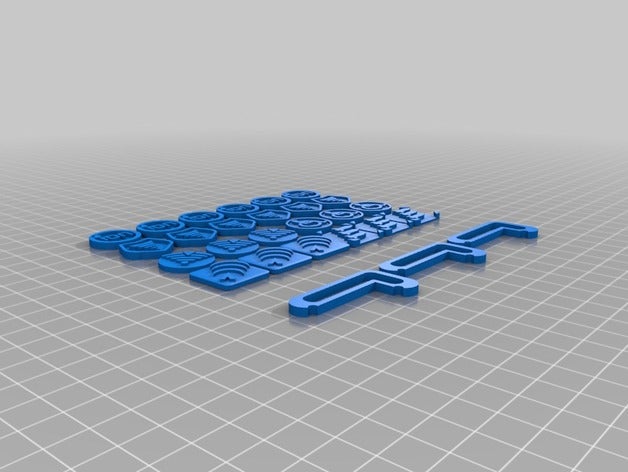 xwing tmg diversos tokens brinquedo & acessórios para jogos jogo miniaturas 3D print model - Mito3D