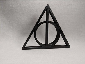 deathly hallows jewelry harry potter 3d print model - Mito3D
