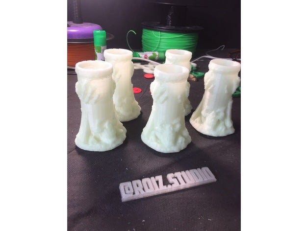 kandydevins' Skelett-Kerze haunted Beleuchtung remix hobby Kerze Halter kandydevins Skelett 3D print model - Mito3D