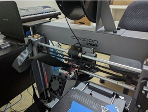 casulo criar trave flip colchetes Impressora 3d de peças wanhao duplicador i3 eixo-z 3d print model - Mito3D