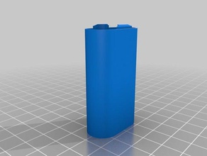 aa batt x2 bottom containers customized 3d print model - Mito3D