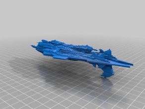 super star-dreadnought x1 valdez iii 3d-drucken 3d print model - Mito3D