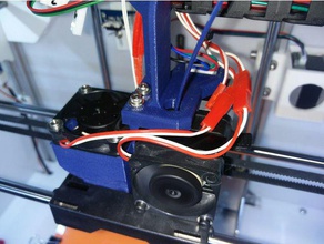 cablechain single extruder 3d printer parts 2020 ctc kabelschlepp replicator 1 3d print model - Mito3D