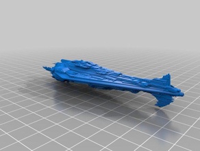 super star dreadnought xii La impresión en 3d 3d print model - Mito3D