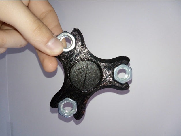 fidgedspinner mon bb roulement à billes jouets mécaniques de fidgetspinner softair 3D print model - Mito3D