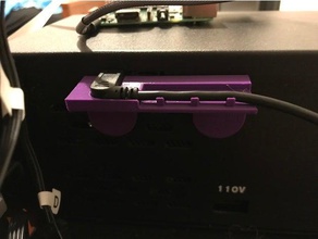 maker select wanhao magnetic usb cord lock 3d printer accessories v2 duplicator i3 3d print model - Mito3D