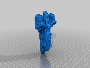 space engineers rote Schiff Modelle 3d print model - Mito3D