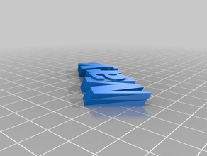 özelleştirilmiş iamburny benim metin - isim Anahtarlık keyfob organizasyon 3d print model - Mito3D