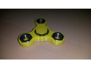 simple fidge spinner 3d printing fidgetspinner fidget hand toy 3d print model - Mito3D