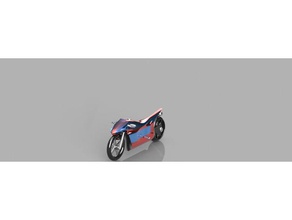 Motorrad Fahrzeuge 3d print model - Mito3D