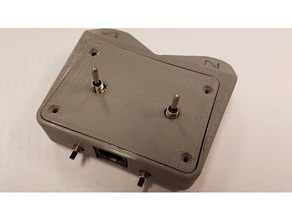 perca ergonómico de la caja control reemplazo robótica cuadro el controlador cubierta rov 3d print model - Mito3D