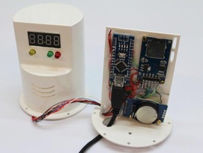 arduino temperature logger sd card outdoor & garden atmega datalogger data excel sensor weatherstation weather station 3d print model - Mito3D