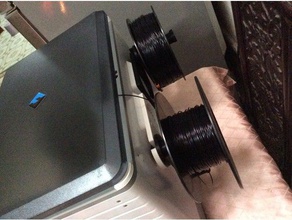 flashforge dreamer back spool holder 3d printers 3d print model - Mito3D