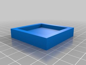 meine angepasste parametrische Möbel Fuß-pad Nähmaschine Haushalt kundengebundene 3d print model - Mito3D